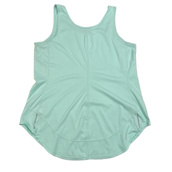 Athleta Record Breaker Womens Size Medium Mint Green Workout Yoga Tank Top - Picture 5 of 9